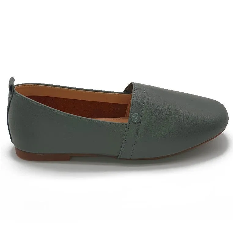Low Flat Heel Slip On Loafers